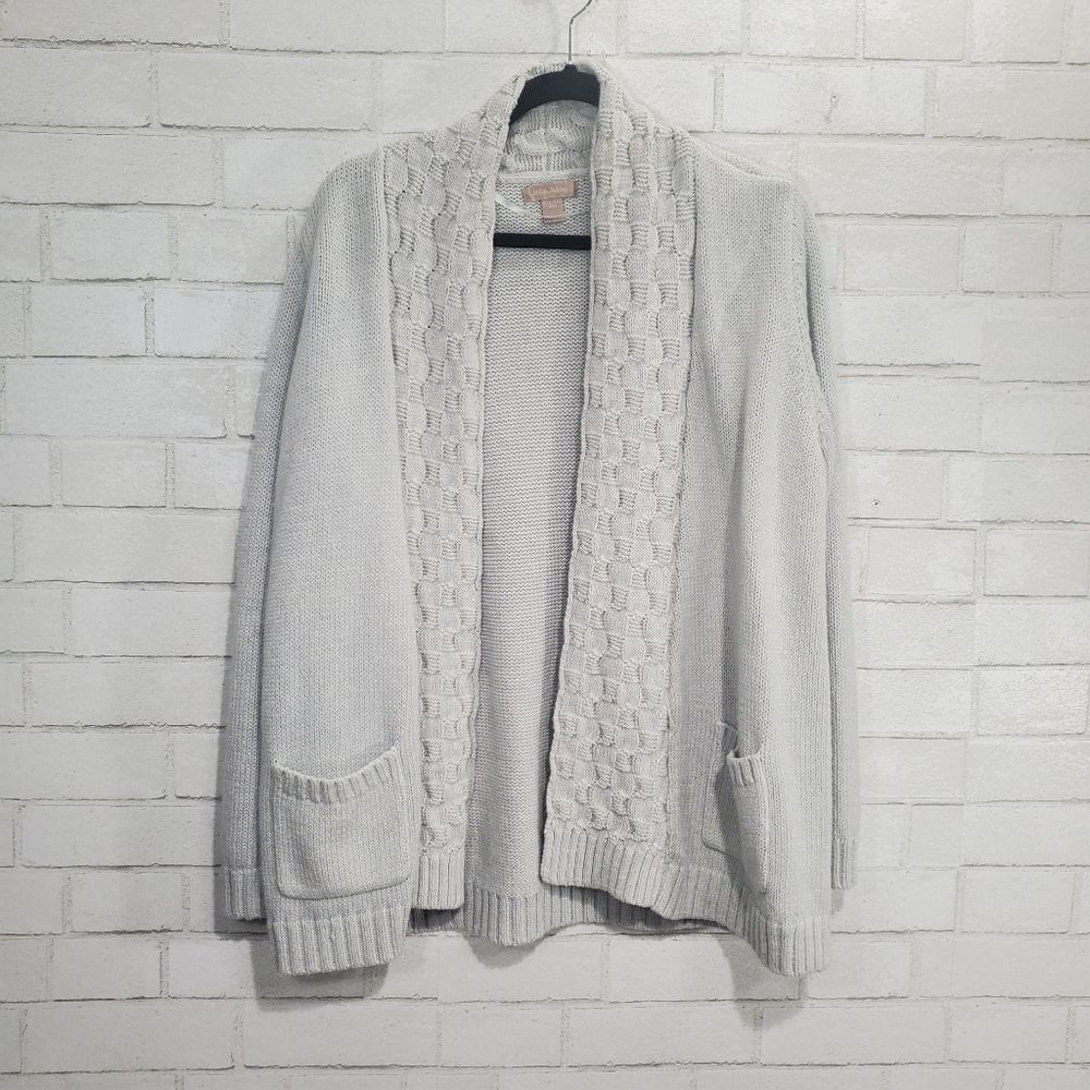 White Stag light gray warm sweater
